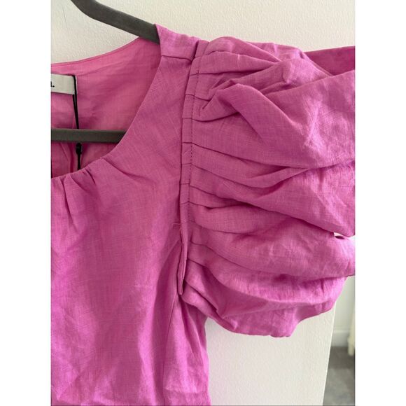 NWT Aureta Chloe Mini Dress in Pop Lilac, Medium $379 G8 - Picture 3 of 10